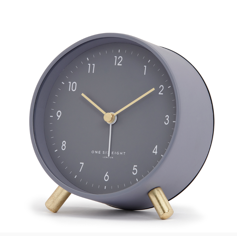 Noah Grey Alarm Clock