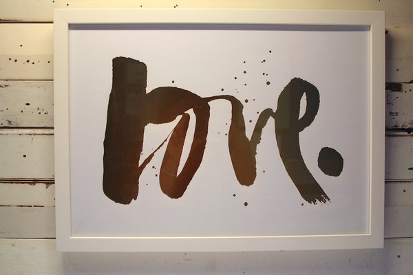 Love #5 - Framed Print ~ WAS $149.95