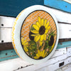 Roundy Woodblock - Sunflower