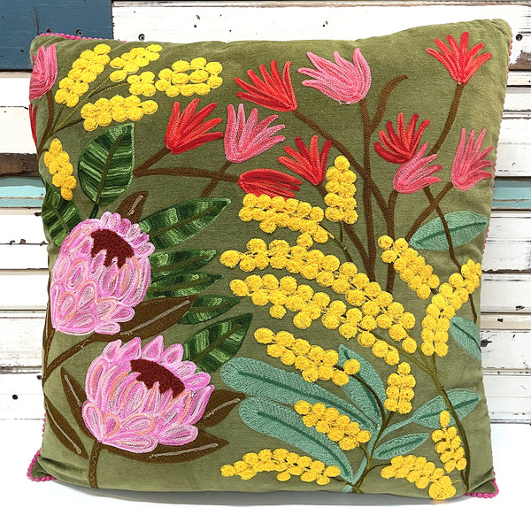 Australian Blooms Cushion