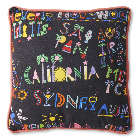 Typography Cushion ~ WAS $89.00