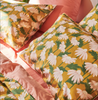 Daisy Bunch Mustard Pillowcase S/2
