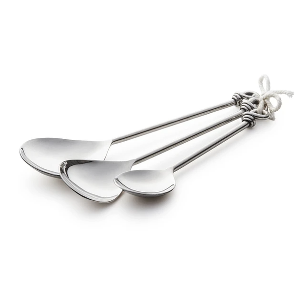 Knotted Serving Spoons S/3