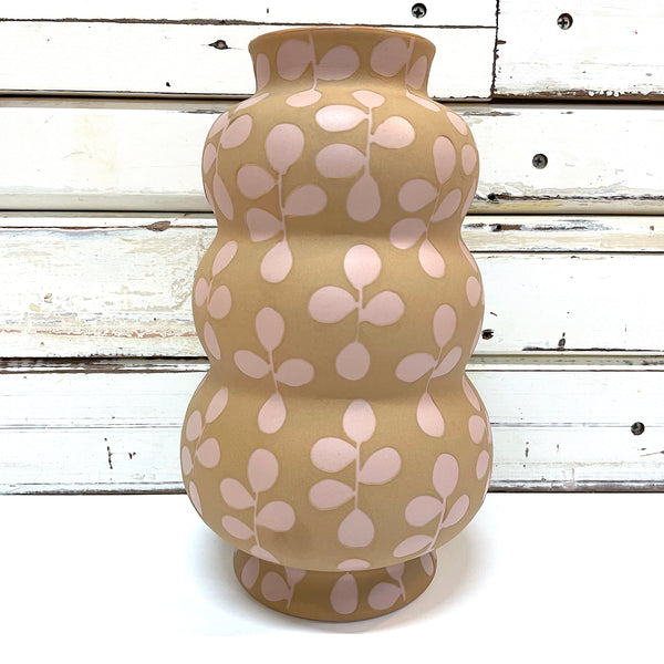 Happy Vase Triple Clover Pink