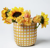 Butter Check Vase - WAS $69.95 ~ NOW $41.95