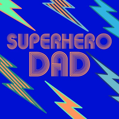 Super Hero dad Card