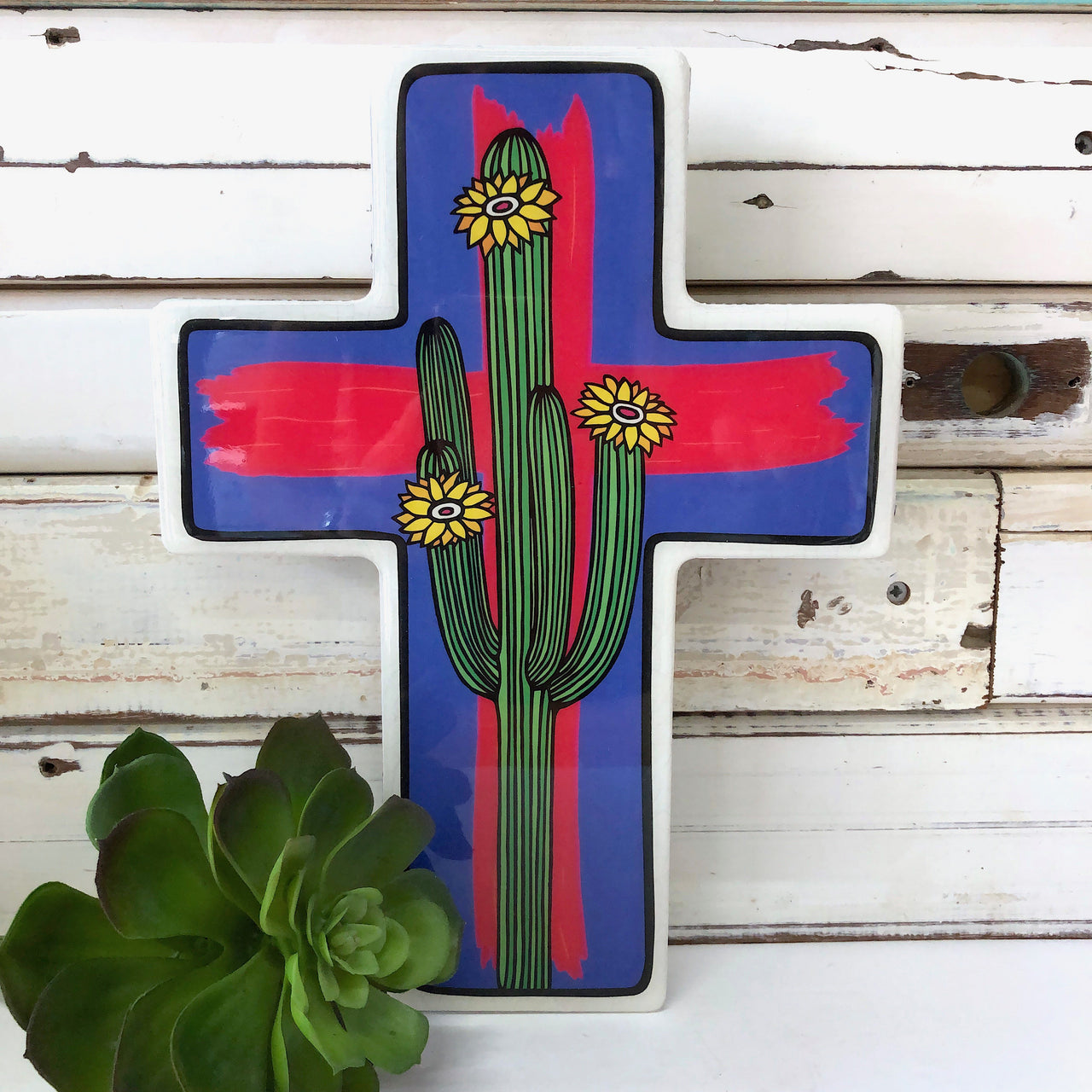 Saguaro Pop Cross - Large