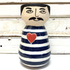 Mr Mustache Vase