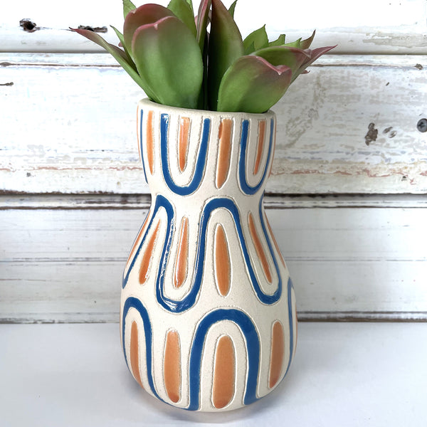 Saturday Vase - Mellow Blue