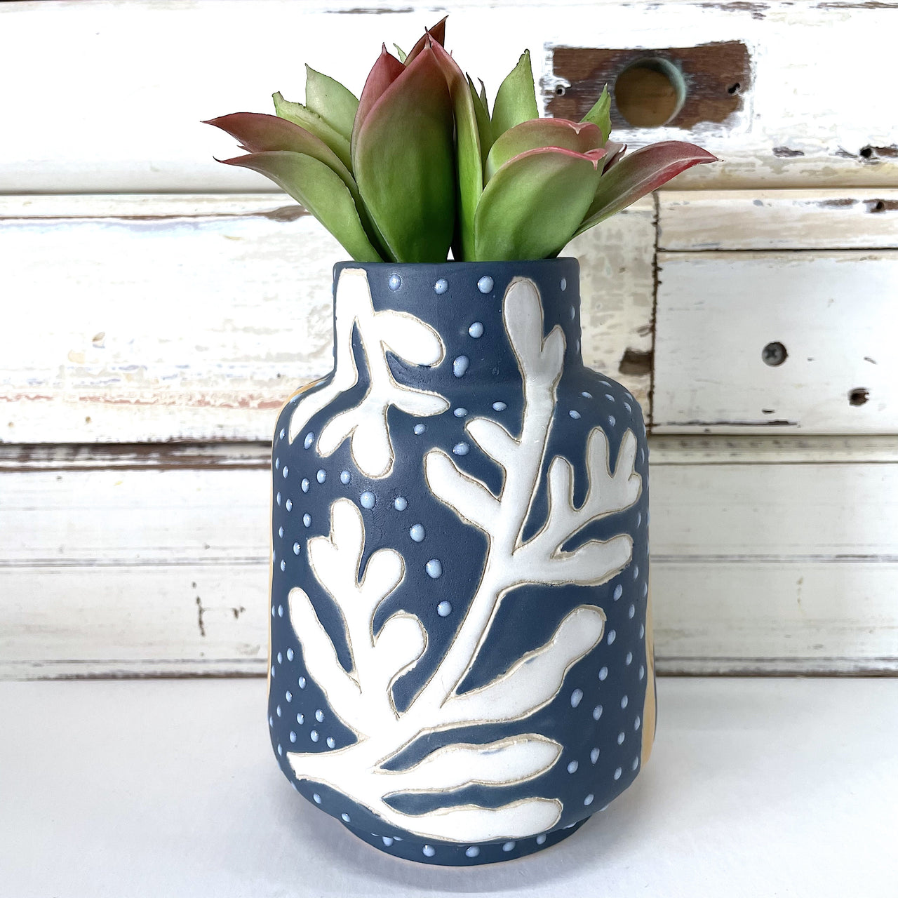 Ondine Blue Vase
