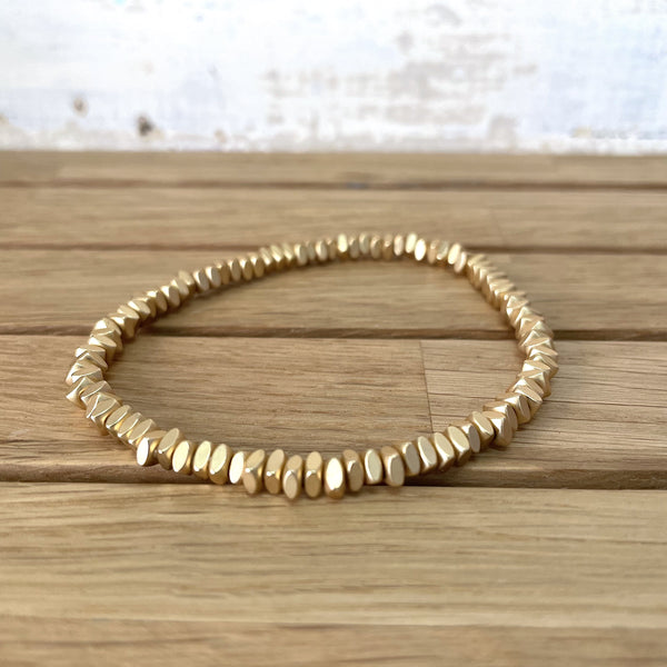 Spacer Bead Bracelet - Gold