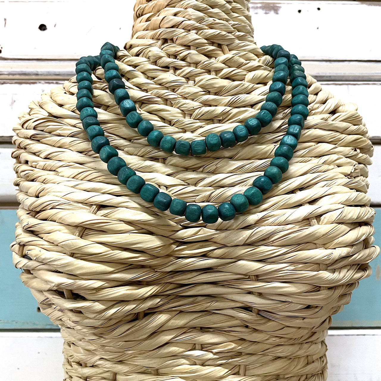 Sea Pebbles Necklace ~ Emerald Green