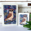 Medi Woodblock - Bookbook Owl