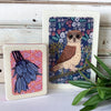 Medi Woodblock - Bookbook Owl
