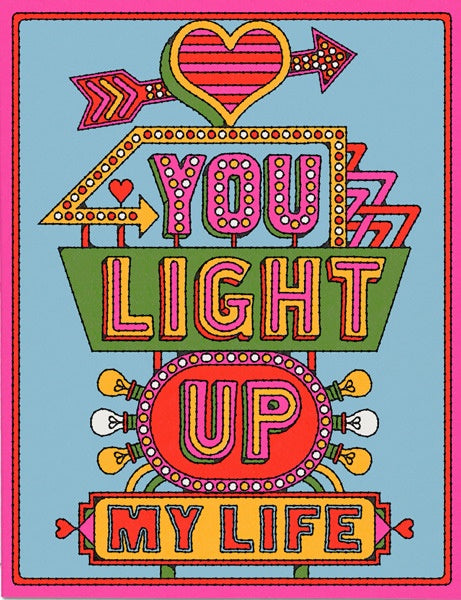 Light Up My Life Card