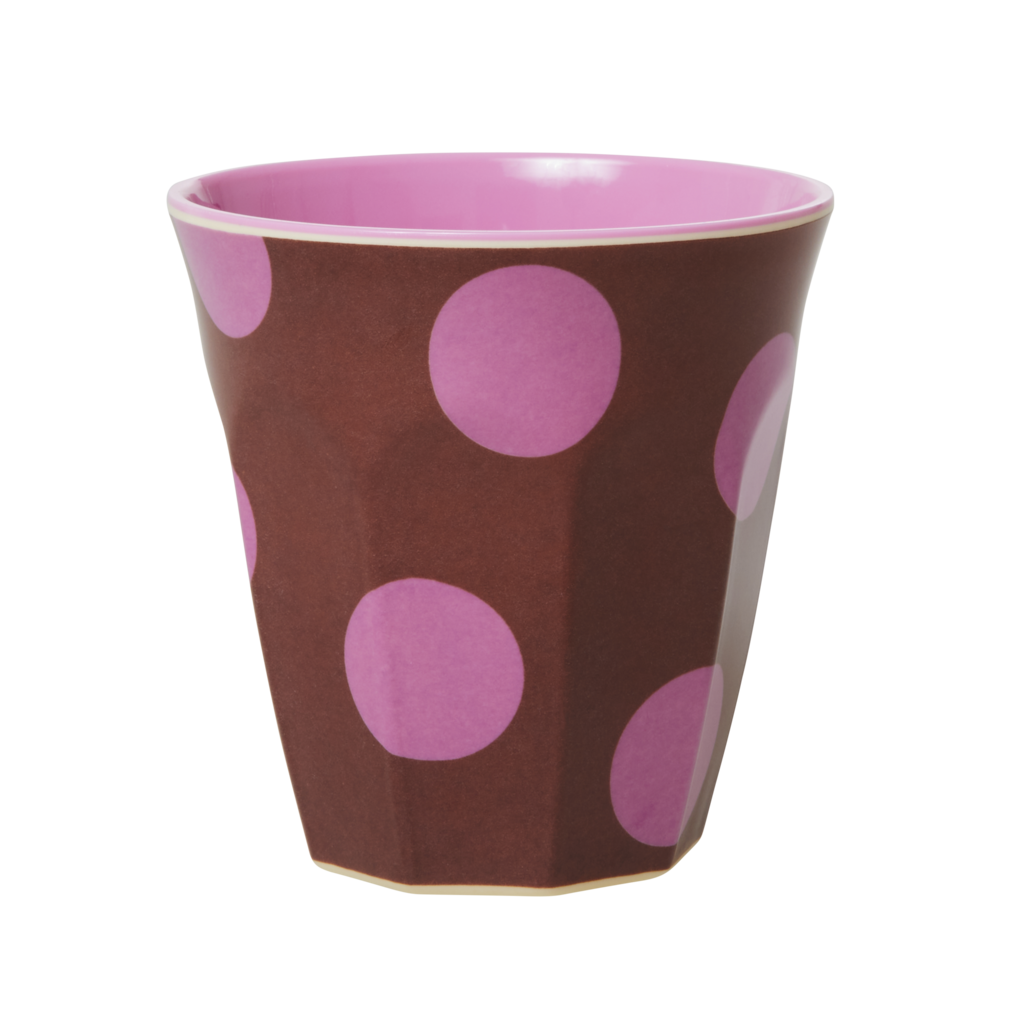 Rice Cup - Pink Dots