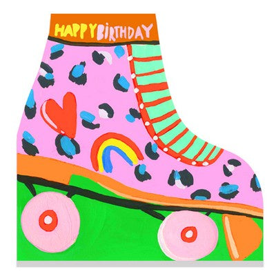Birthday Roller Skate Card