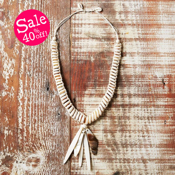 Spliced Cowrie Necklace  ~ WAS  $49.95 - NOW $29.95