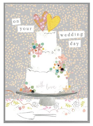 On your Wedding Day Cake Card