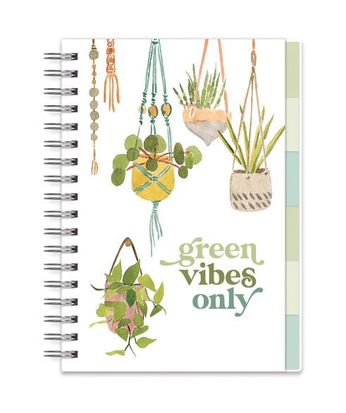 Edith Notebook - Green Vibes Only