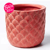 Shell Planter Tangerine ~ WAS  $34.95 - NOW $20.95