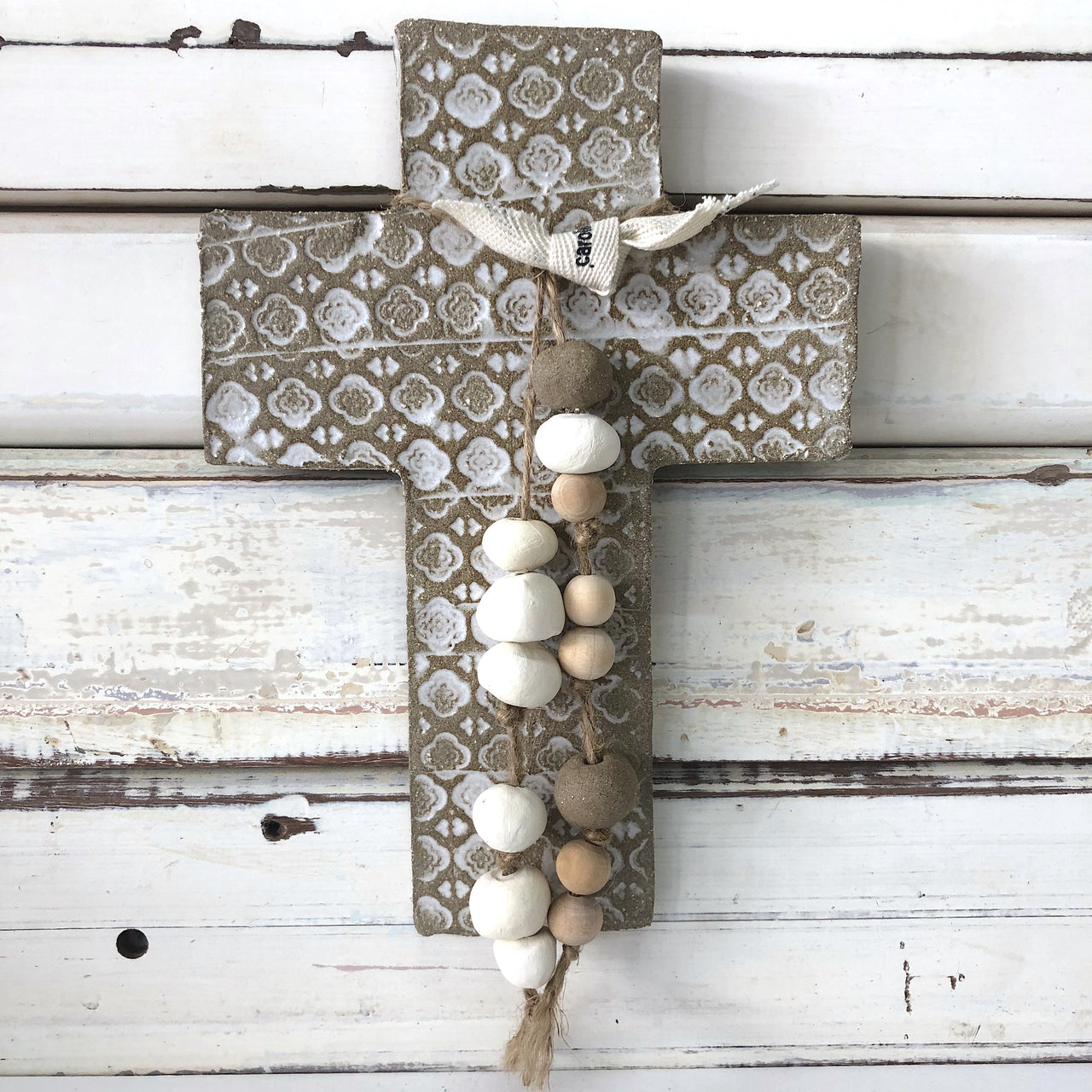 Moroccan Grit White Cross - WAS $113.00