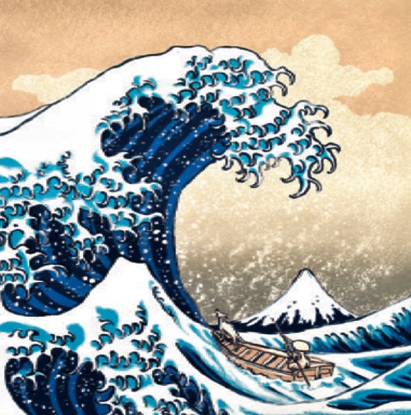 Hokusai's Dog Card